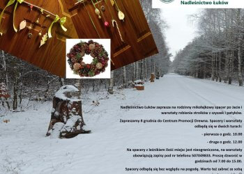 Mikołajkowy Spacer z Leśnikiem i Warsztaty w Nadleśnictwie Łuków.