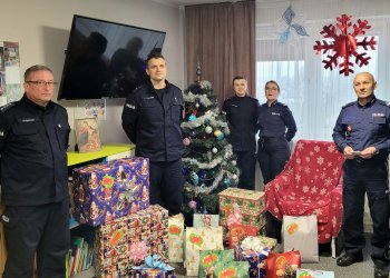 Łukowscy Policjanci spełnili marzenia dzieci z Adamowa.