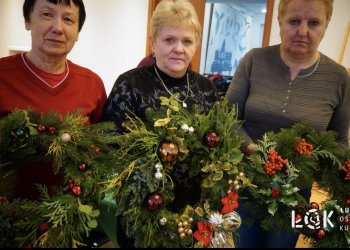 Świąteczne warsztaty na Łukowskim Uniwersytecie Trzeciego Wieku.
