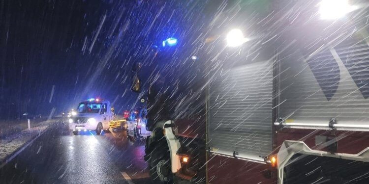 Dachowanie w Świderkach. Kierowca pod wpływem alkoholu.