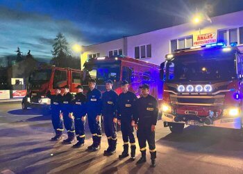 Strażacy z Łukowa oddali hołd tragicznie zmarłemu ratownikowi medycznemu