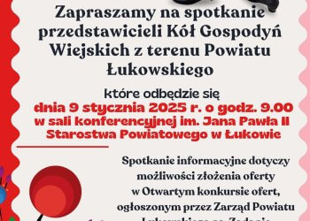 Konkurs dla Kół Gospodyń Wiejskich w Powiecie Łukowskim.