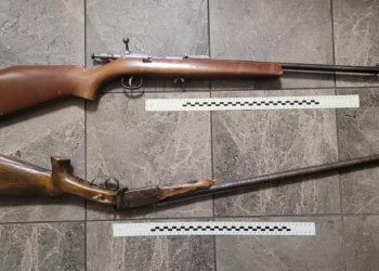 Zatrzymanie 46-latka za nielegalne posiadanie broni i amunicji.