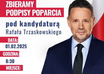 Konferencja prasowa z udziałem posła Michała Krawczyka.