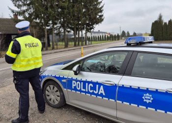 Akcja „Bezpieczny Rowerzysta” na drogach Łukowa. fot. Policja Łuków