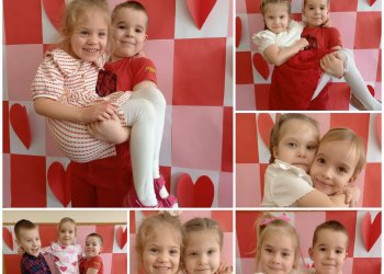 Walentynkowa radość w przedszkolu „Szczęśliwa Siódemka”.