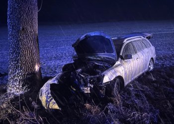Wypadek drogowy na trasie Adamów – Konorzatka