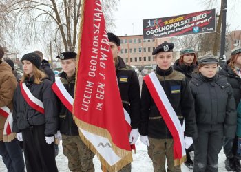 Ambasador Francji i potomkowie generała Dwernickiego w Zespole Szkół w Stoczku Łukowskim