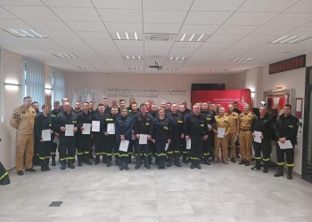 Zakończenie szkolenia dla dowódców OSP w powiecie łukowskim