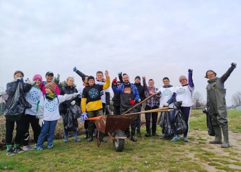 Operacji Czysta Rzeka w Łukowie. foto. Fb Zielony Łuków.