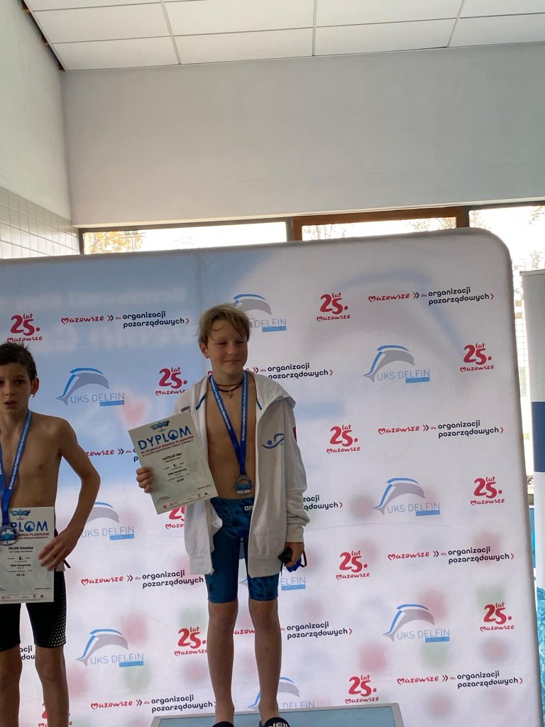 MKS Delfinek Łuków wraca z Garwolina z workiem medali