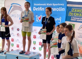 MKS Delfinek Łuków wraca z Garwolina z workiem medali