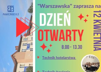 Zespół Szkół nr 2 w Łukowie zaprasza na Dzień Otwarty.