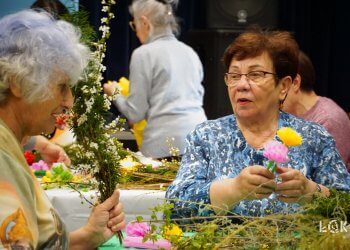 Warsztaty ŁUTW tworzenia palm wielkanocnych z Edytą Sak