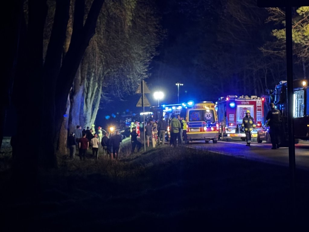 DK63 zablokowana w obu kierunkach