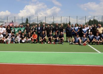 Trzeci dzień Turnieju Piłki Nożnej o Puchar Starosty Łukowskiego Dariusza Szustka – rywalizacja samorządowców i oldbojów