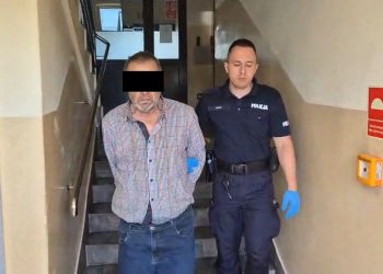63-latek z gminy Trzebieszów aresztowany – groził żonie nożem mimo sądowego zakazu. fot. Policja Łuków