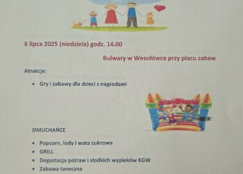 Powiatowy Piknik Rodzinny w Wesołówce już dziś