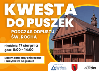 Kwesta na ratowanie zabytkowych nagrobków na cmentarzu św. Rocha w Łukowie