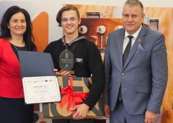 Triumf Mikołaja Gołębiowskiego podczas ogólnopolskiego turnieju w zawodzie elektryk.