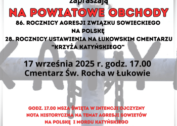 Powiatowe Obchody 86. Rocznicy Agresji Związku Sowieckiego na Polskę i 28. Rocznicy Ustawienia Krzyża Katyńskiego