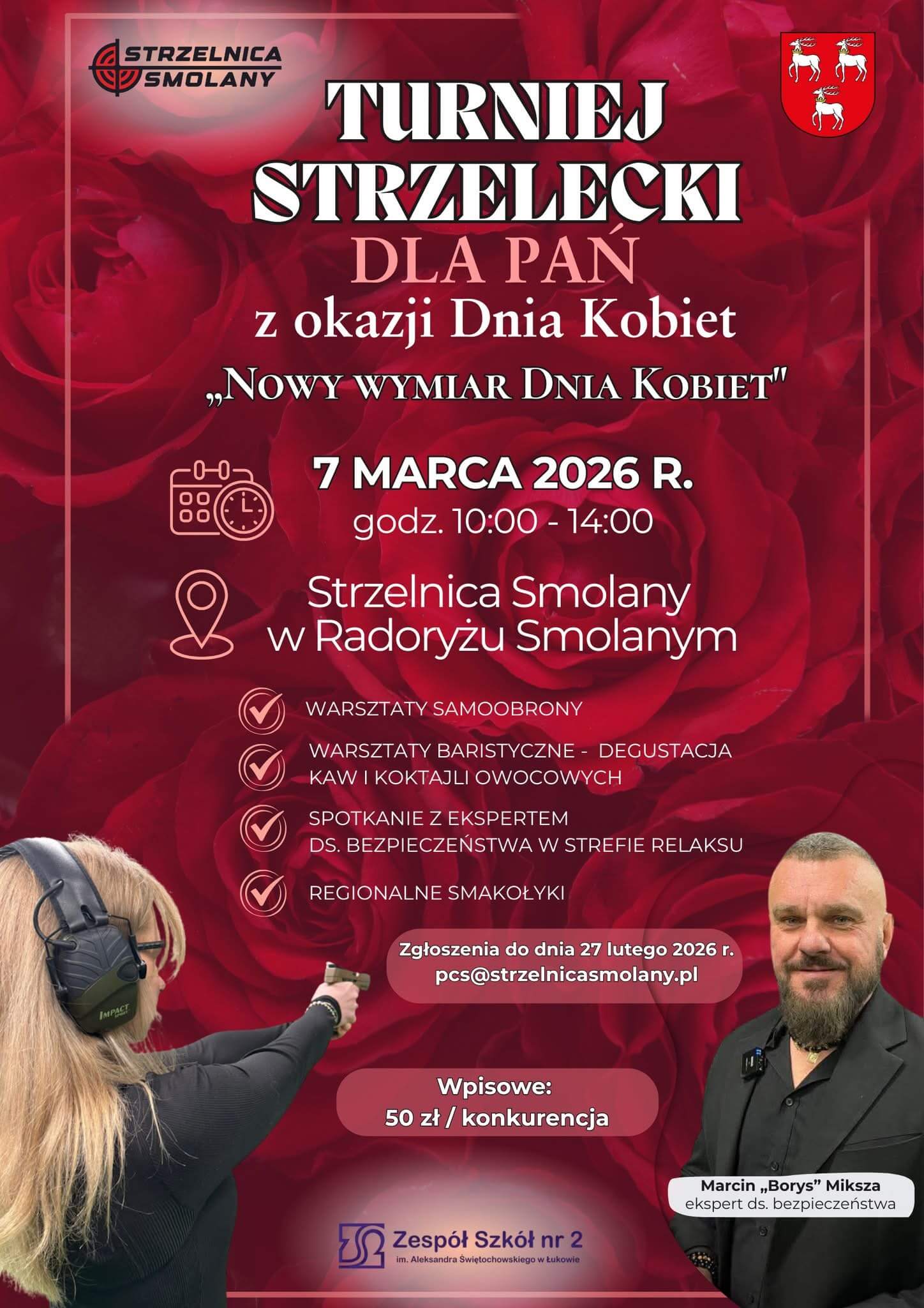 Kobieca precyzja i sportowe emocje. Dzień Kobiet na Strzelnicy Smolany