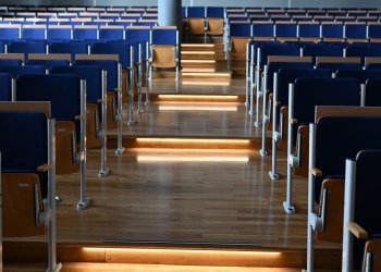 Modernizacja auli widowiskowej w I LO w Łukowie zakończona