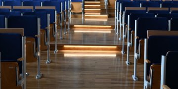 Modernizacja auli widowiskowej w I LO w Łukowie zakończona