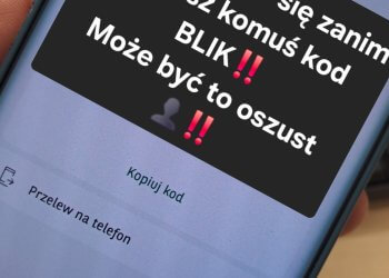 24-latek z Łukowa stracił prawie 10 tysięcy złotych. Oszuści wykorzystali kody BLIK