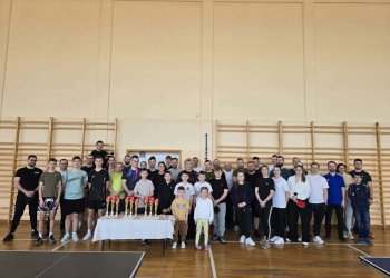 Turniej tenisa stołowego w Aleksandrowie.