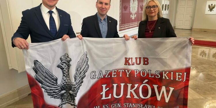Spotkanie Klubu Gazety Polskiej Łuków z ministrem Adamem Andruszkiewiczem
