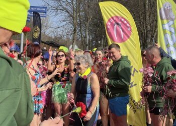 III Ogólnopolski Łukowski Zlot Morsów nad Zimną Wodą. Do Łukowa przyjechało około 300 uczestników. Fot. Łuków24.info