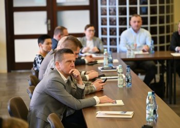 Spotkanie o funduszach europejskich dla samorządów w Starostwie Powiatowym w Łukowie