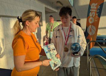 Otyliada 2026 na Pływalni Delfinek w Łukowie. Mateusz Prokop z najlepszym wynikiem.