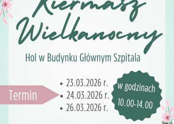 Kiermasz Wielkanocny w szpitalu w Łukowie. Pacjenci przygotowali rękodzieło