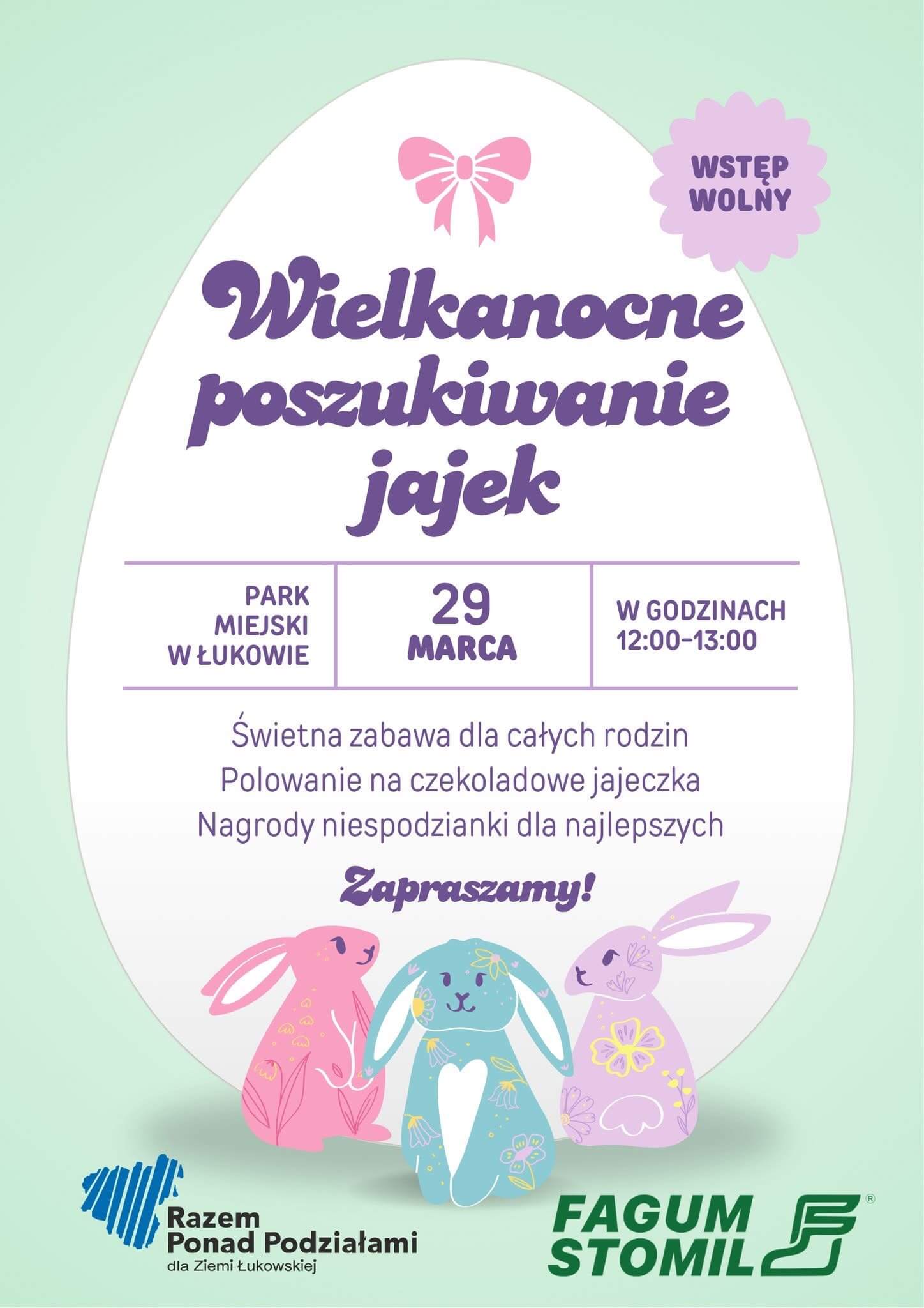 Wielkanocne Poszukiwanie Jajek w Łukowie. Rodzinne wydarzenie w Parku Miejskim