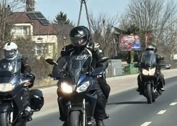 Motocykliści wyruszyli na II Motocyklową Drogę Krzyżową w Łukowie